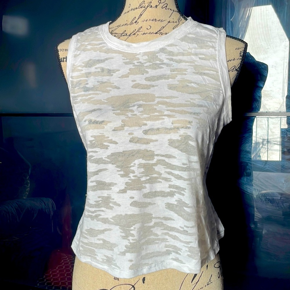Evolution and Creation; seethru white cotton top